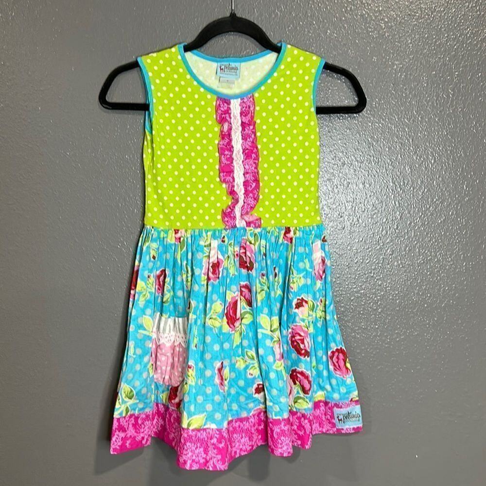 Sweet Petunia Clothing Floral Twirl Dress 7